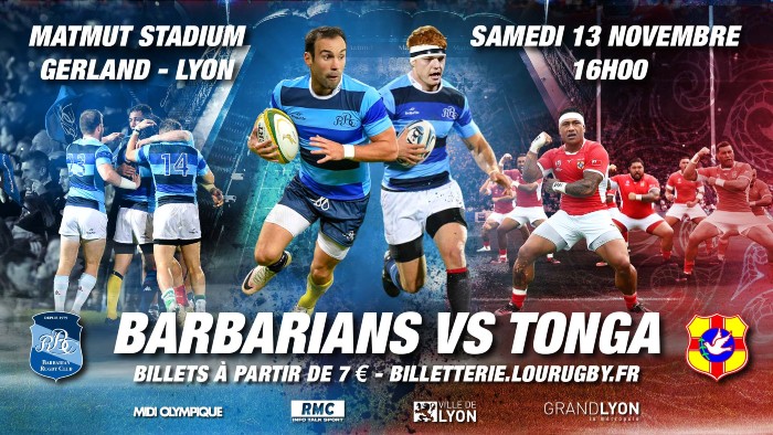 Barbarians vs Tonga