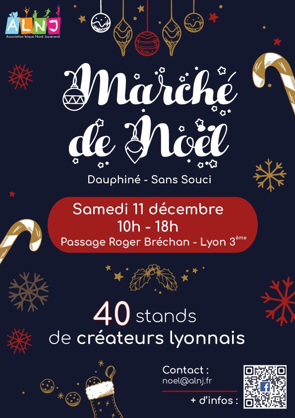 Affiche Marché de Noël des Créateurs Dauphiné-Sans Souci