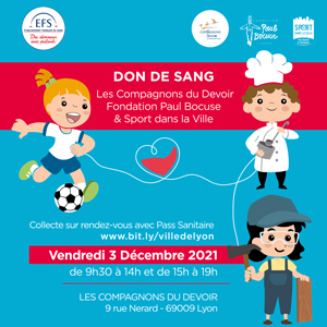 Don du sang - 03122021 - Lyon 9