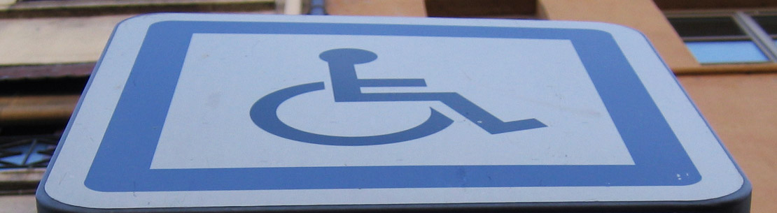 panneau handicap