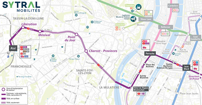 plan tram express