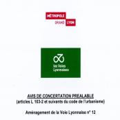 Dossier Concertation Préalable - Aménagement de la Voie Lyonnaise 12